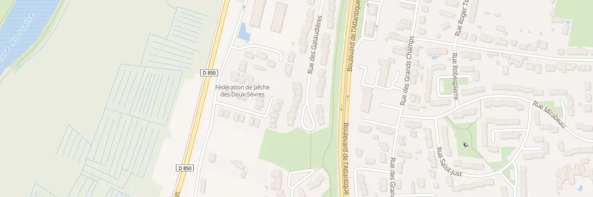 Plan du 52 Rue des Gataudières à Niort