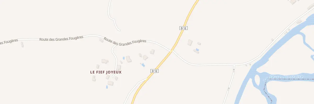 Plan du 1 Rte des Grandes Fougères à Saint-Maxire