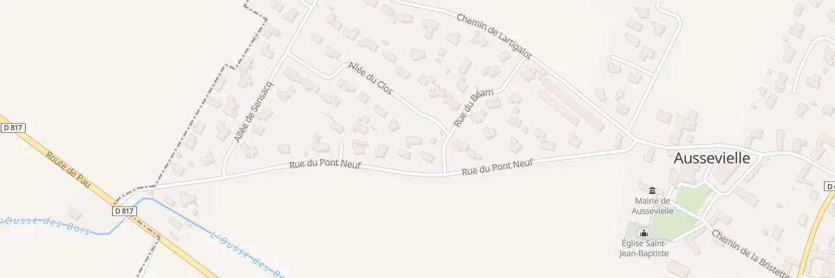Plan du 22 Lot Le Clos du Bearn à Aussevielle