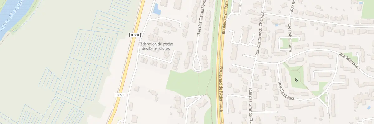 Plan du 58 Rue des Gataudières à Niort