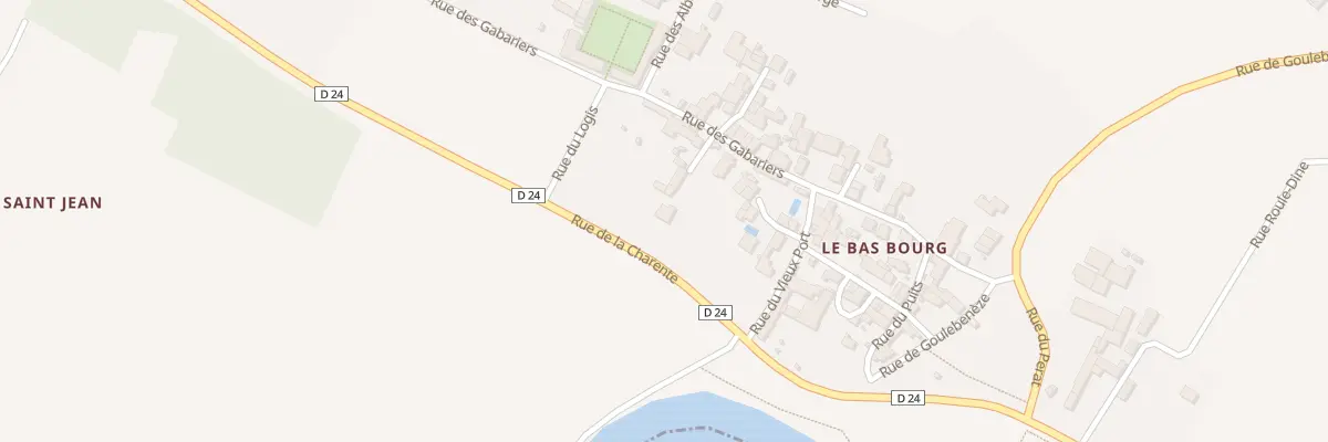 Plan du 40 Rue de la Charente à Dompierre-sur-Charente