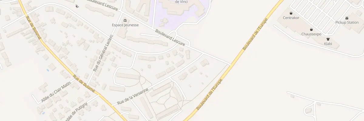Plan du 4 Rue de la Versenne à Bressuire