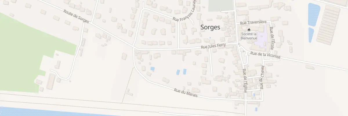 Plan du 8 Rue Jules Ferry aux Ponts-de-Cé