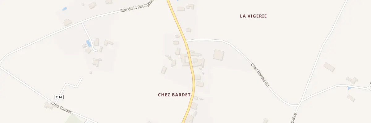 Plan du 22 Chez Bardet à Courpignac