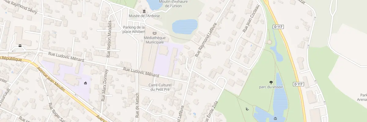 Plan du 107 Rue Raymond Lefèvre à Trélazé
