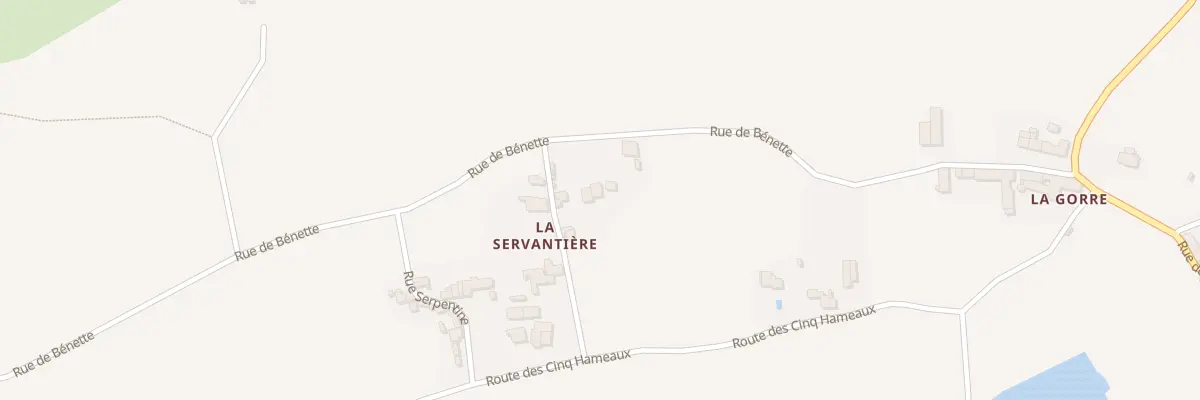 Plan du 19 Rue de Bénette à Xaintray