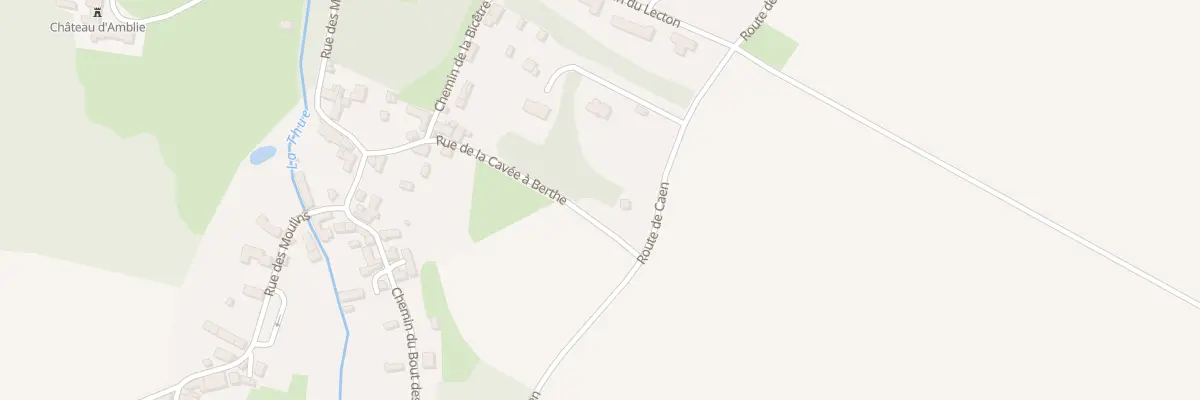 Plan du 8 Rue de la Cavée à Berthe à Ponts sur Seulles