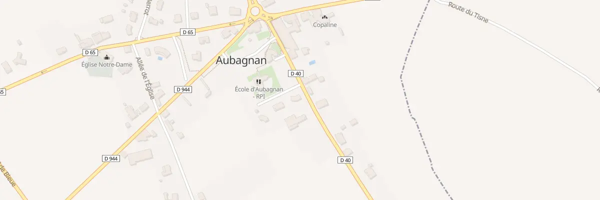 Plan du 25 Le Bourg à Aubagnan