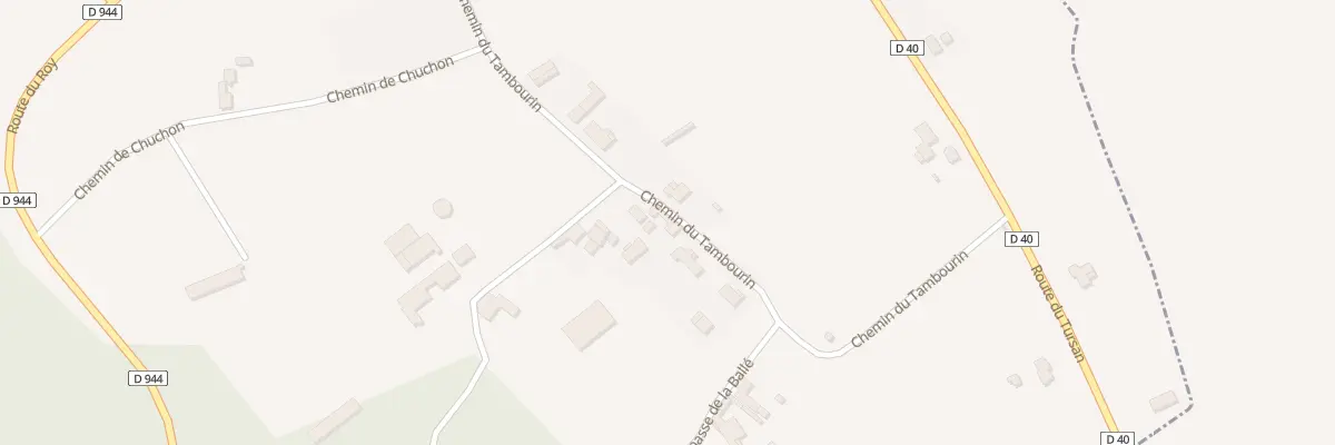 Plan du 450 Che du Tambourin à Aubagnan