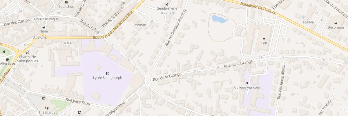 Plan du 8 Rue du Doc Fleming à Bressuire