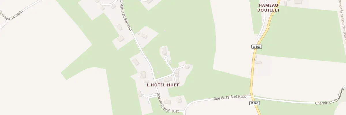 Plan du 16 Imp de l’Hotel Huet St Martin à Thury-Harcourt-le-Hom