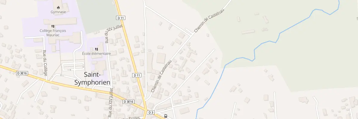 Plan du 10 Che de Castelnau à Saint-Symphorien