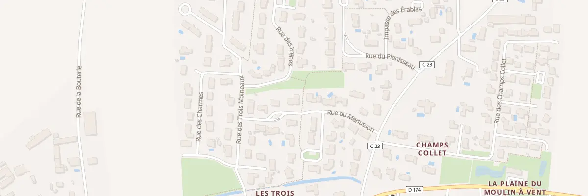 Plan du 14 Rue du Merlusson à Saint-Symphorien