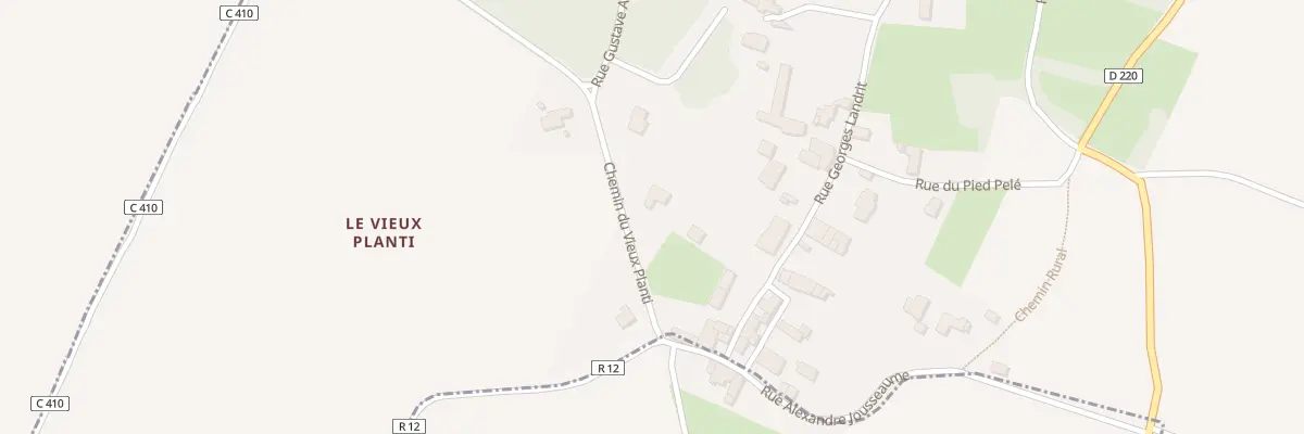 Plan du 4 Che du Vieux Planty à La Jarrie-Audouin