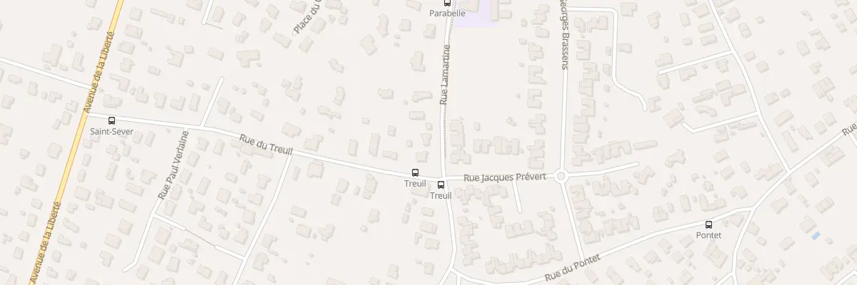 Plan du 12 Rue Lamartine à Ambarès-et-Lagrave