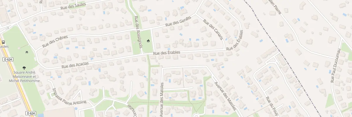 Plan du 8 Rue des Erables à Saint-Pierre-du-Mont