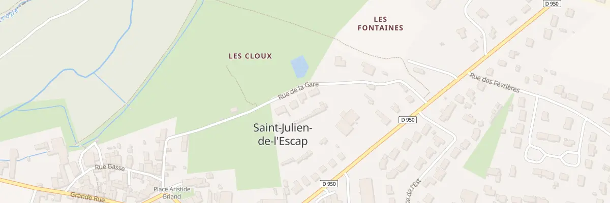 Plan du 29 Rue de la Gare à Saint-Julien-de-l’Escap