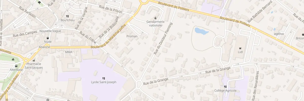 Plan du 11 Rue du Doc Fleming à Bressuire