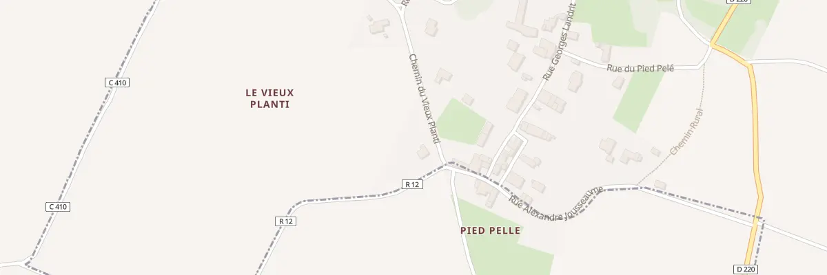 Plan du 1 Che du Vieux Planty à La Jarrie-Audouin