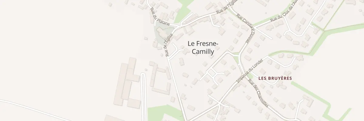 Plan du 6 Rue de l’Église au Fresne-Camilly