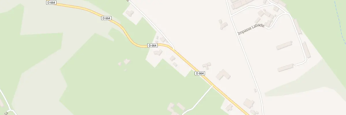 Plan du 404 Che Lamothe à Malaussanne