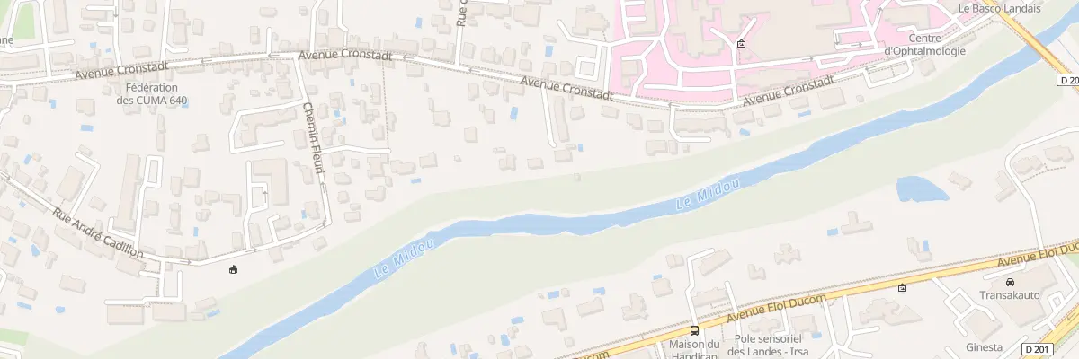 Plan du 4 Imp Syldan à Mont-de-Marsan