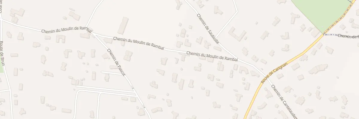Plan du 9B Che du Moulin de Rambal à Latresne
