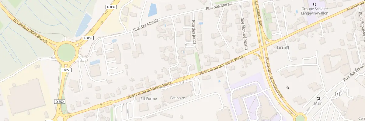Plan du 13 Rue des Massettes à Niort