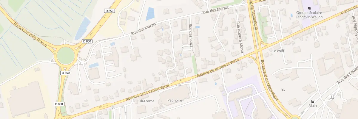 Plan du 11 Rue des Massettes à Niort