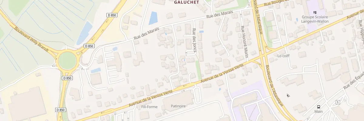 Plan du 9 Rue des Massettes à Niort