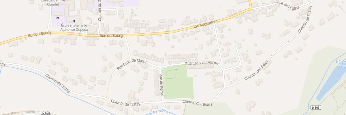 Plan du 11 Rue Croix Marron à Latresne