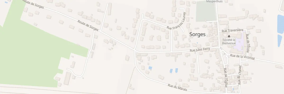 Plan du 1 Rue Jules Ferry aux Ponts-de-Cé