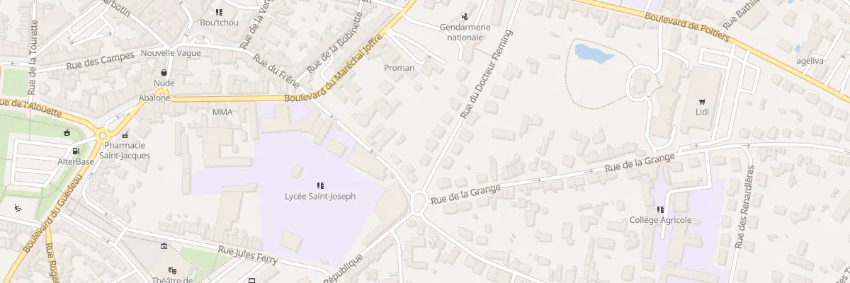 Plan du 5 Rue du Doc Fleming à Bressuire