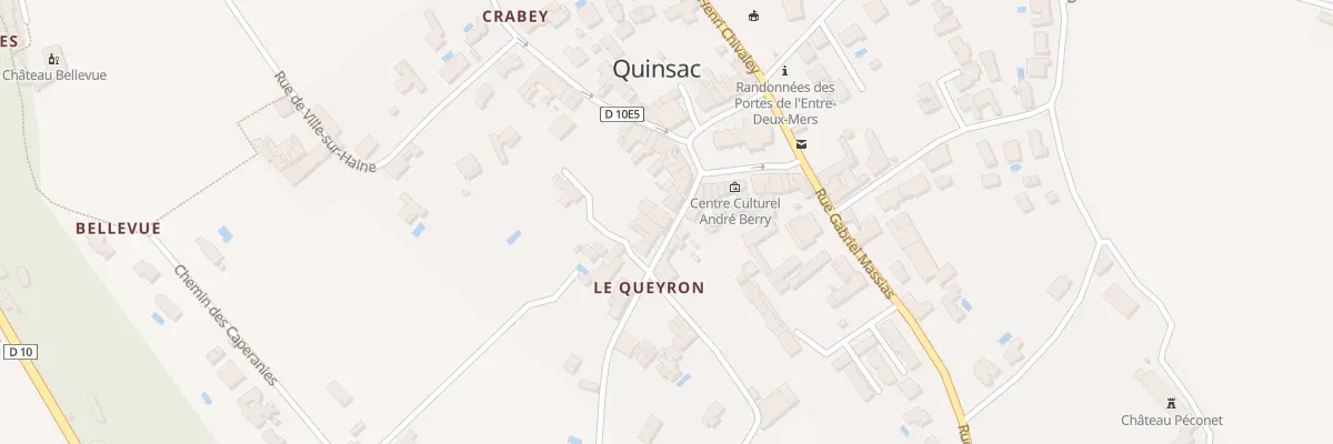 Plan du 34 Le Bourg-Ouest à Quinsac