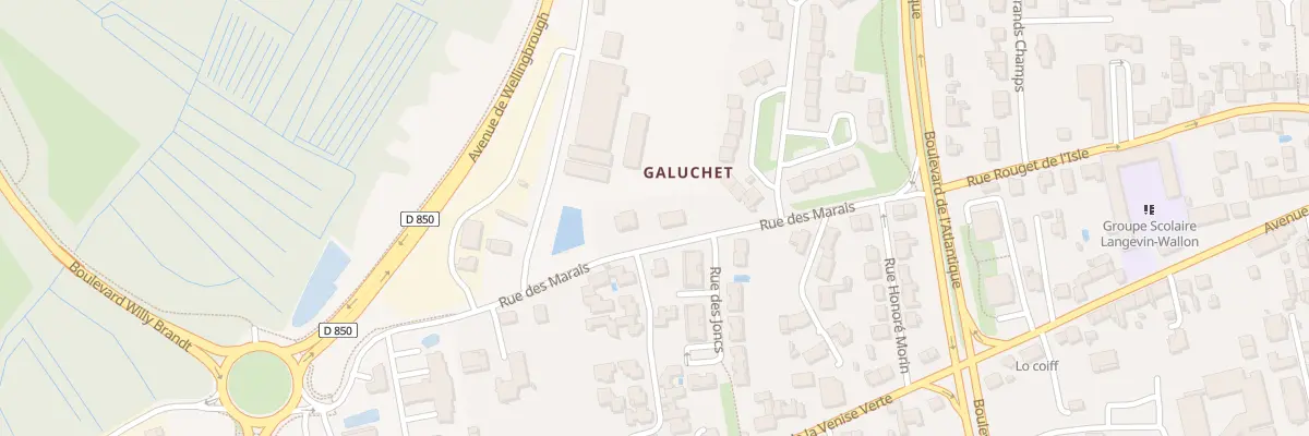 Plan du 4 Rue des Marais à Niort