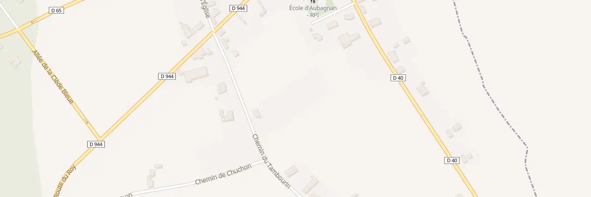 Plan du 161 Che du Tambourin à Aubagnan