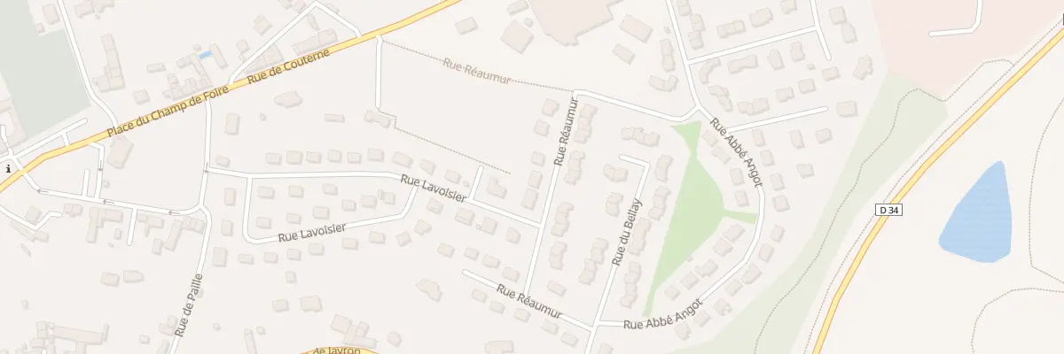 Plan du 15 Rue reaumur à Lassay-les-Châteaux