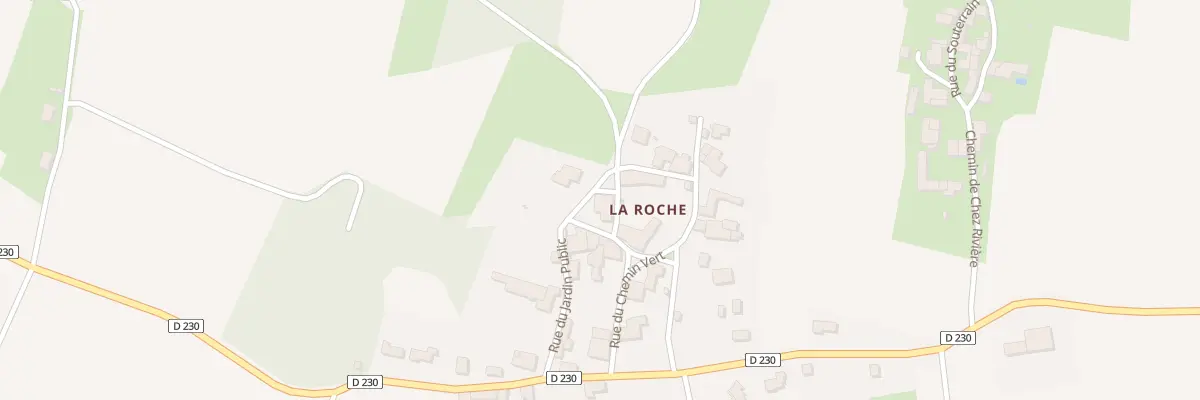 Plan du 14 Rue du Jardin Public à Nantillé