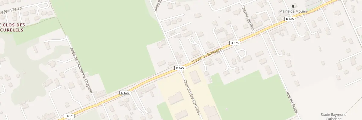 Plan du 982 Rte de Bretagne à Mouen
