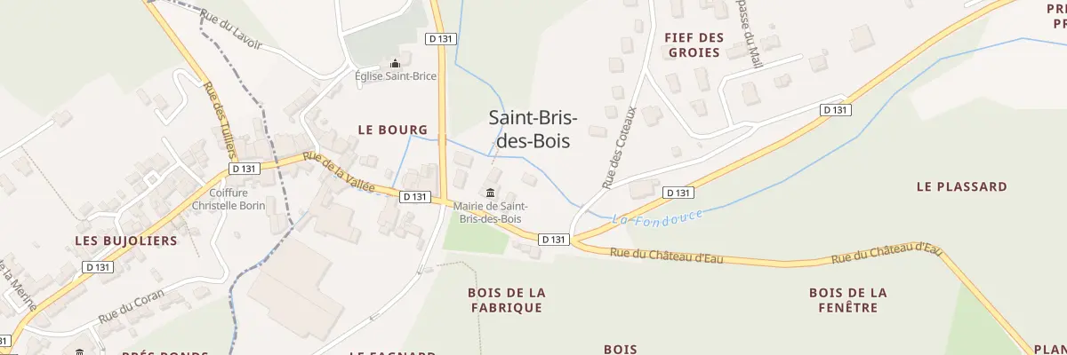 Plan du 2 Imp de l’Ecole à Saint-Bris-des-Bois