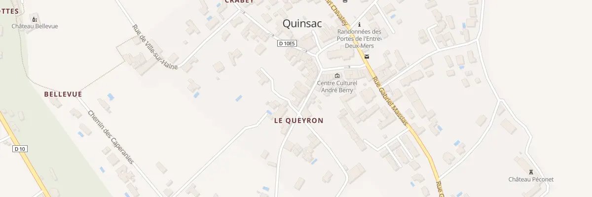 Plan du 37 Le Bourg Ouest à Quinsac