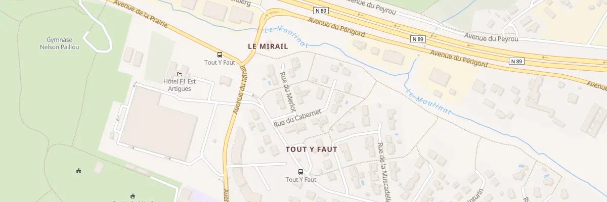Plan du 2 Rue du Merlot à Artigues-près-Bordeaux