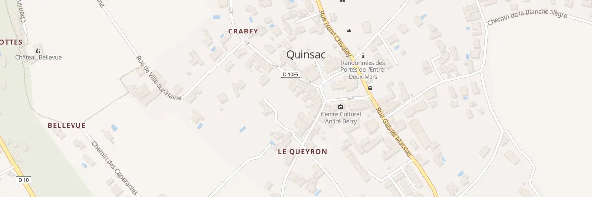 Plan du 4 Av du Gen de Gaulle à Quinsac