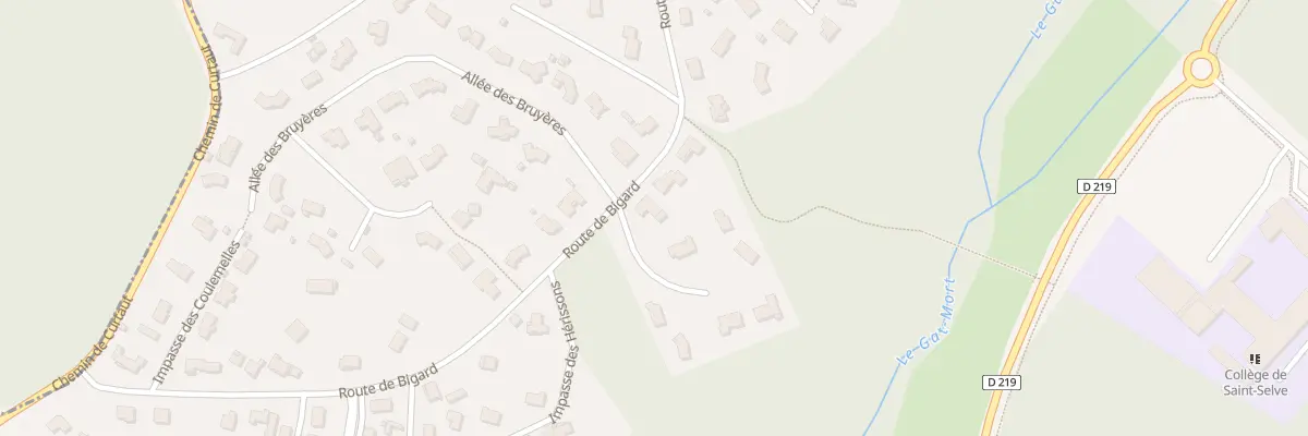 Plan du 4F Rte de Bigard à Saint-Selve