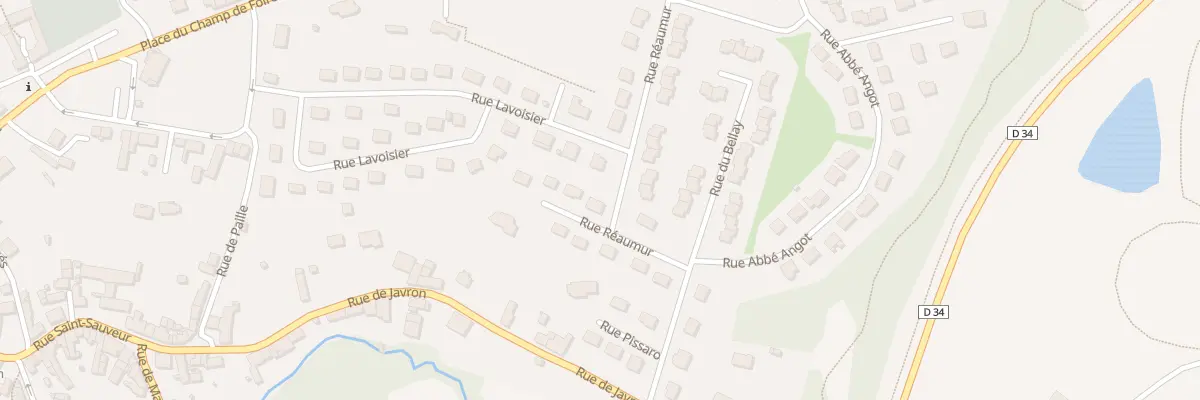 Plan du 6 Rue reaumur à Lassay-les-Châteaux