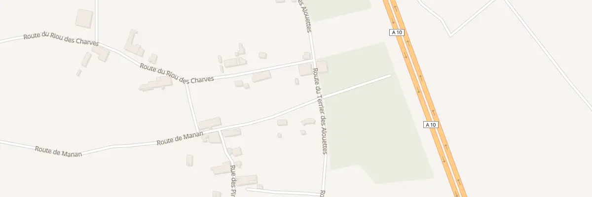 Plan du 22 Manan-Nord à Saugon
