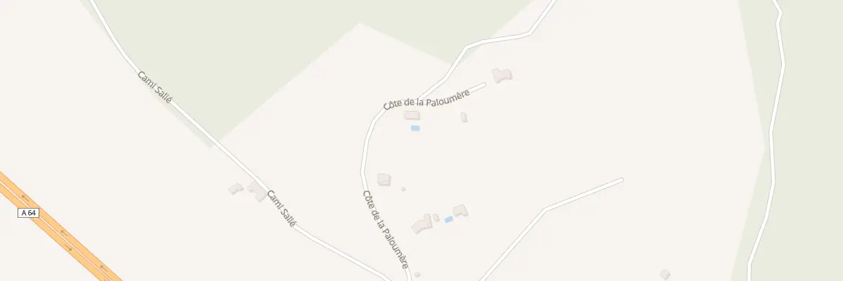 Plan du 8 Cote de la Paloumere à Denguin