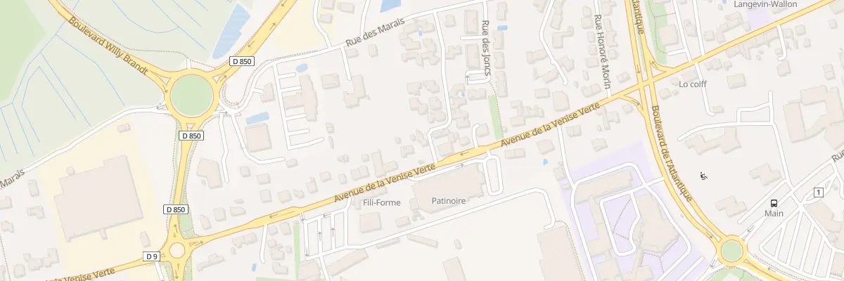 Plan du 24 Rue des Massettes à Niort