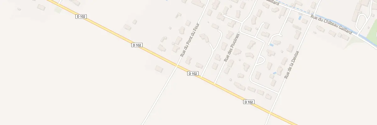 Plan du 2 Rue du Pont du Four à Granzay-Gript