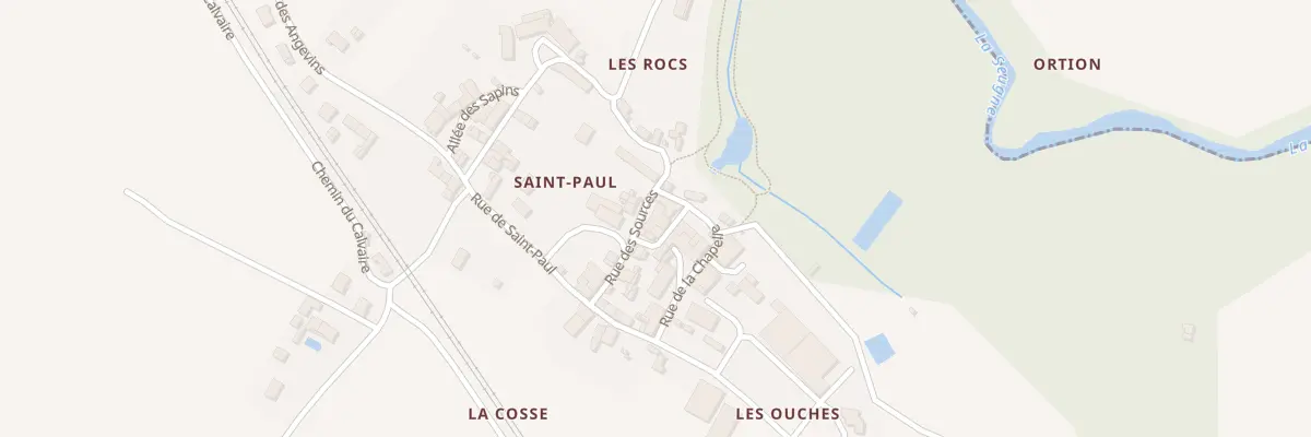 Plan du 8 Rue des Sources à Clion